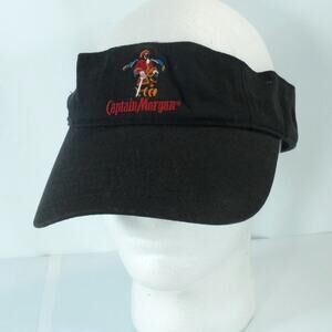 Vintage Captain Morgan Rum Liquor Drink Responsibly Strapback Golf Visor Cap Hat